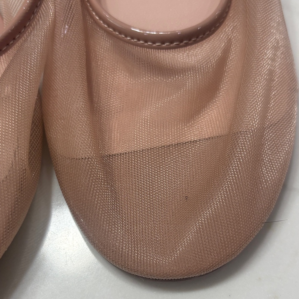 Steve Madden Nude Mesh Ballet Flats - Picture 3 of 8